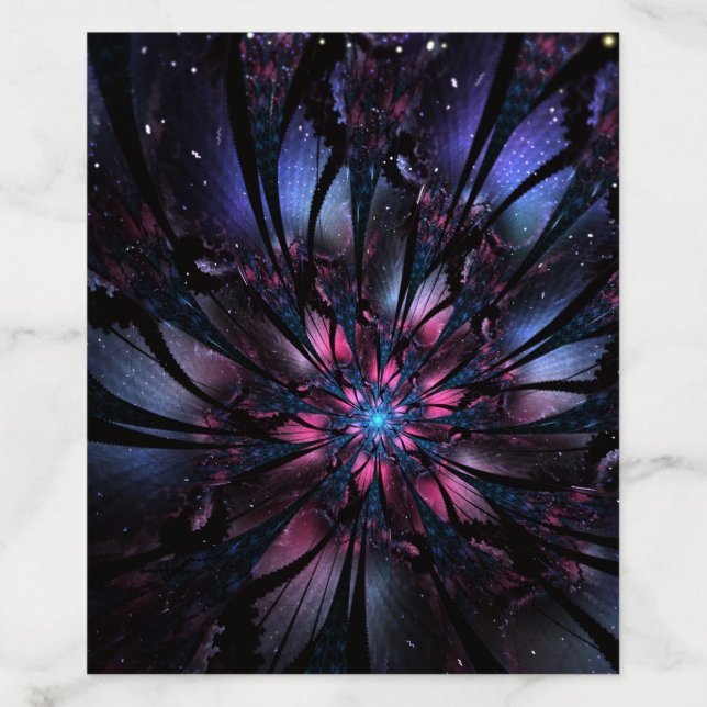 Abstract fractal flower design.  envelope liner (Design)