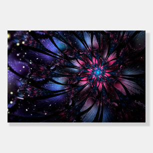 Abstract fractal flower design. foam board