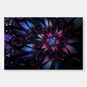 Abstract fractal flower design. foam board