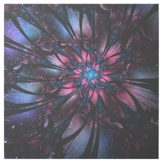 Abstract fractal flower design. gallery wrap