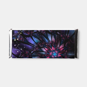 Abstract fractal flower design. hershey bar favors