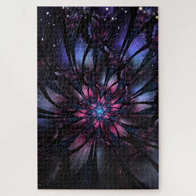 Abstract fractal flower design. jigsaw puzzle (Vertical)