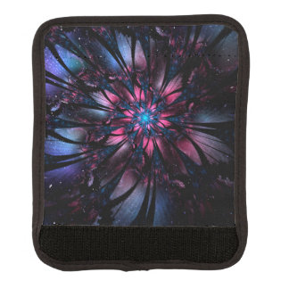 Abstract fractal flower design. luggage handle wrap
