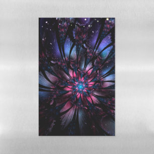 Abstract fractal flower design. magnetic dry erase sheet