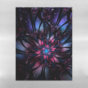 Abstract fractal flower design. magnetic dry erase sheet