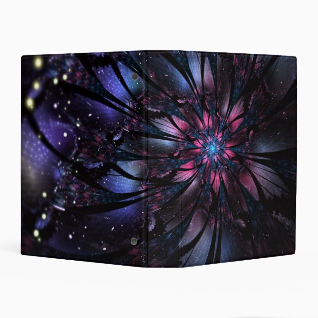Abstract fractal flower design. mini binder (Background)