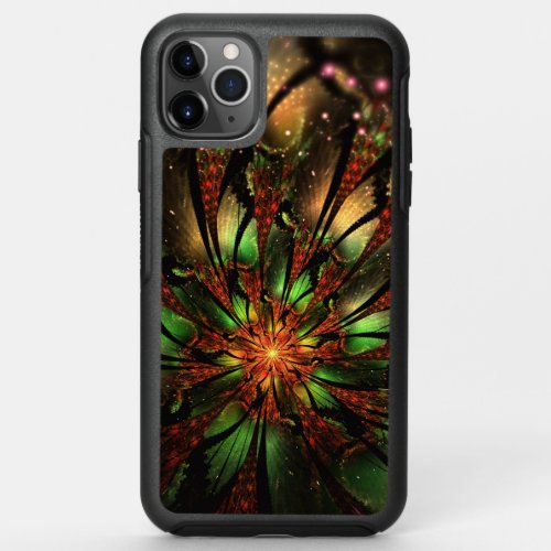 Abstract fractal flower design  OtterBox symmetry iPhone 11 pro max case