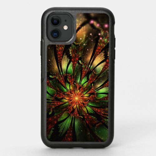 Abstract fractal flower design   OtterBox symmetry iPhone 11 case