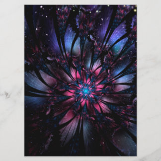 Abstract fractal flower design. program