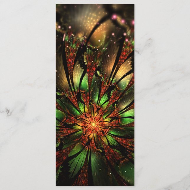 Abstract fractal flower design.  program (Front)
