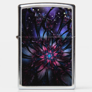 Abstract fractal flower design. zippo lighter