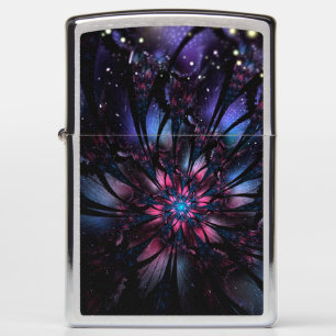 Abstract fractal flower design. zippo lighter