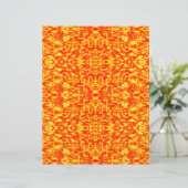 Abstract Fractal In Red And Orange (Standing Front)
