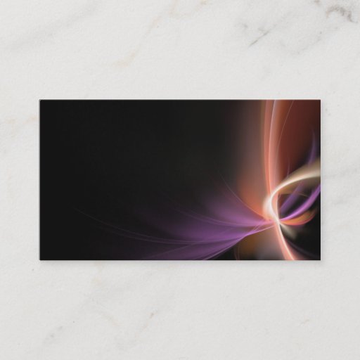 Customizable Abstract Fractal Layout, Name, Address 1, Addre... Business Card