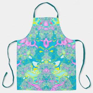ABSTRACT FRACTAL Multicoloured ~ Apron