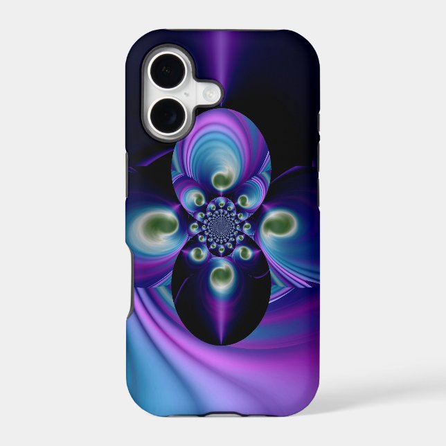 Abstract fractal pattern 2 iphone case (Back)