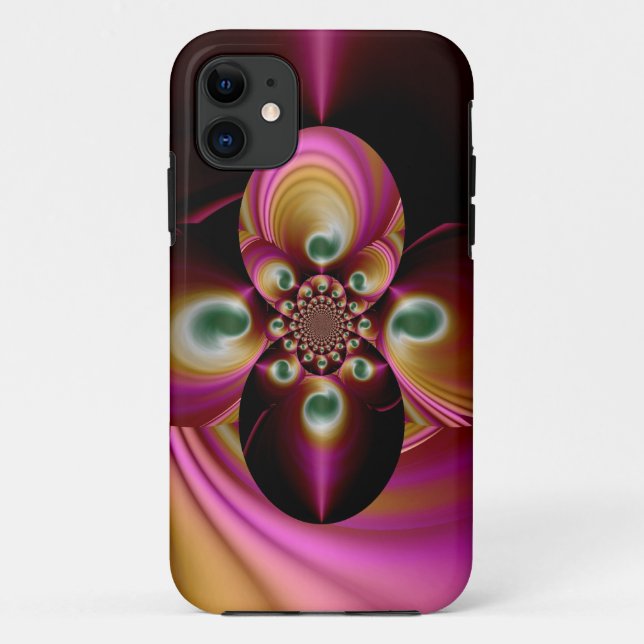 Abstract fractal pattern 3 Case-Mate iPhone case (Back)