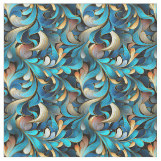 Abstract Fractal Patterns Fabric