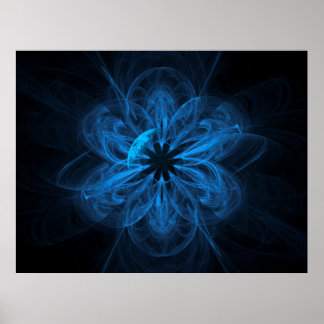abstract fractal poster