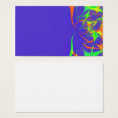 Abstract fractal profile card (Front & Back)