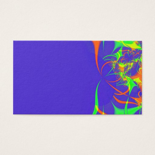 Customizable Abstract fractal profile card business card