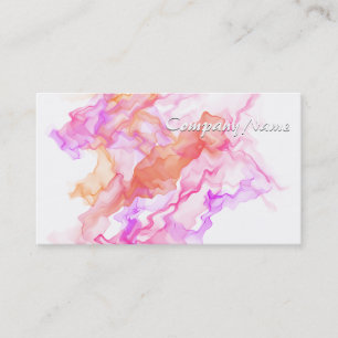 Abstract  Fractal Smoke Business Card