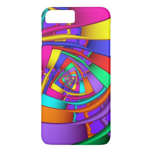 Abstract fractal spiral iPhone 8 plus7 plus case