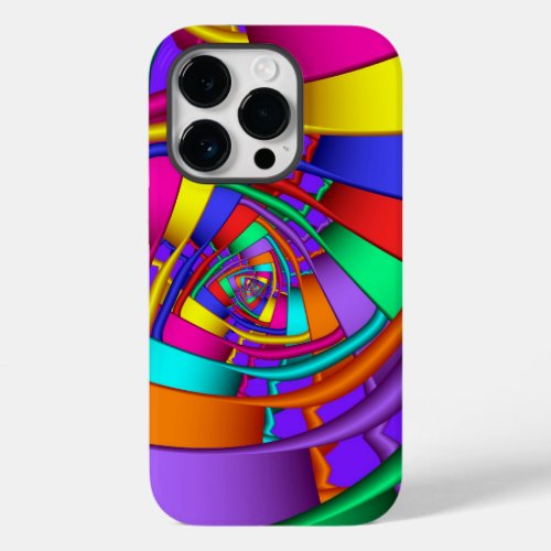 Abstract fractal spiral Case_Mate iPhone 14 pro case
