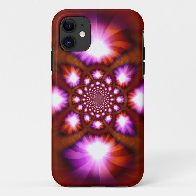 Abstract fractal spiral light Case-Mate iPhone case (Back)