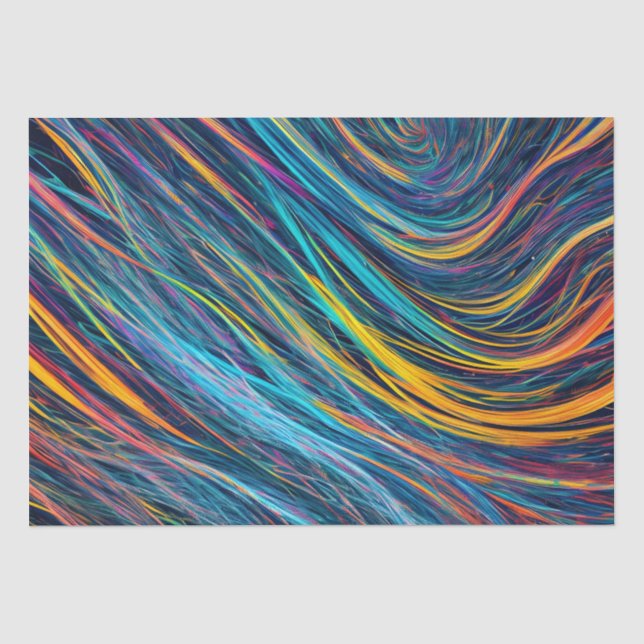 Abstract fractal texture tissue paper (Front)