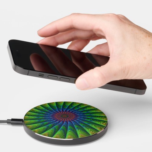 Abstract Fractals   Wireless Charger