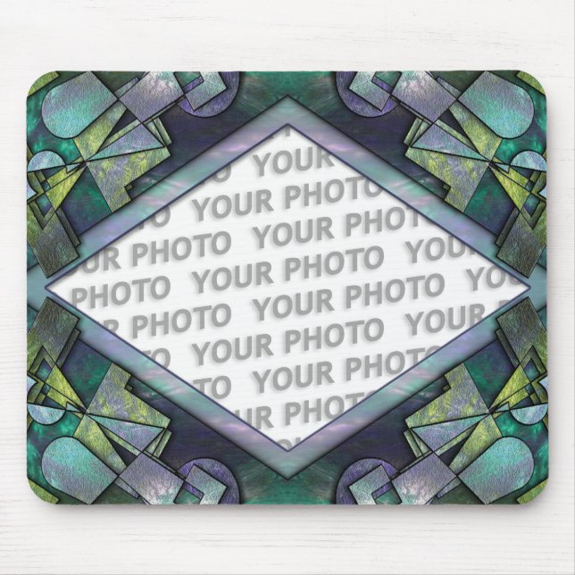 Abstract frame ARTs 1 + your photo Mouse Pad (Front)