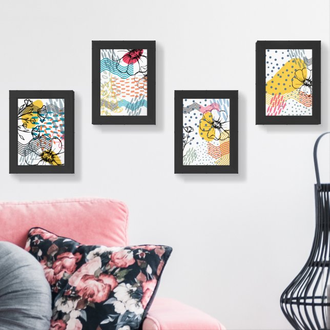 abstract framed wall art design/home/office/school wall art sets (Livingroom)