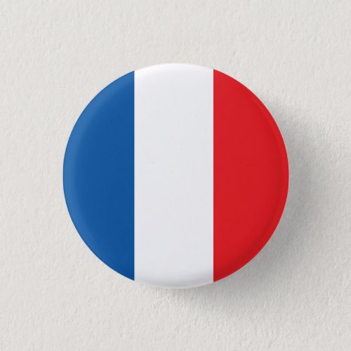 Abstract France Flag French Colors Button