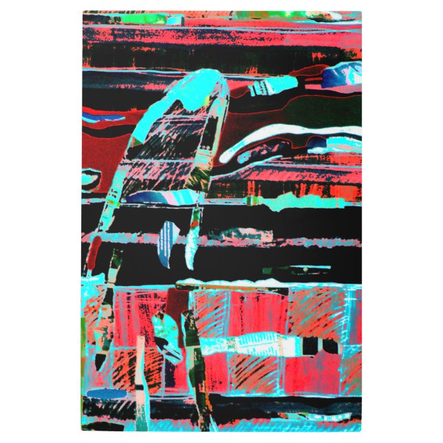 Abstract Freedom – Metal Wall Art (60x40) (Front)