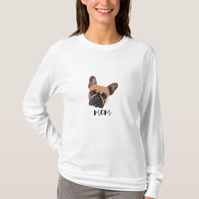 Abstract French Bulldog T-Shirt (Front)