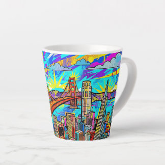 Abstract Frisco Latte Mug