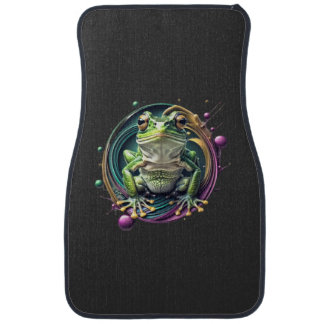 Abstract Frog Symphony Car Floor Mat