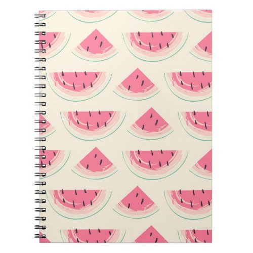 Abstract fruit seamless pattern Creative colorful Notebook