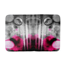 Abstract Fuchsia, Grey and Black Grain Photo Art