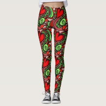 Abstract Fun Colorful Leggings