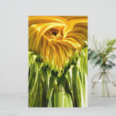 Abstract funky retro Sunflower, scared geometry (Standing Front)