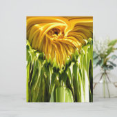 Abstract funky retro Sunflower, scared geometry (Standing Front)