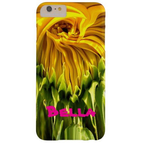 Abstract funky retro Sunflower scared geometry  Barely There iPhone 6 Plus Case