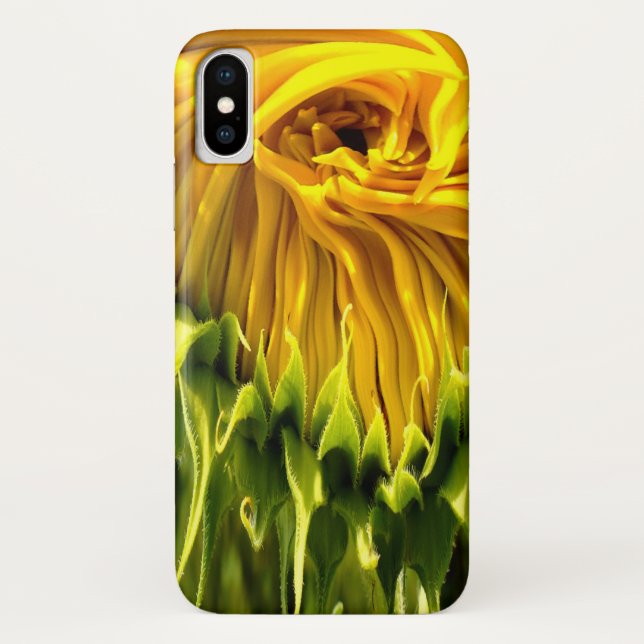 Abstract funky retro Sunflower, scared geometry  Case-Mate iPhone Case (Back)