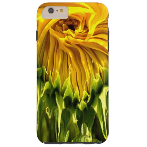 Abstract funky retro Sunflower scared geometry  Tough iPhone 6 Plus Case