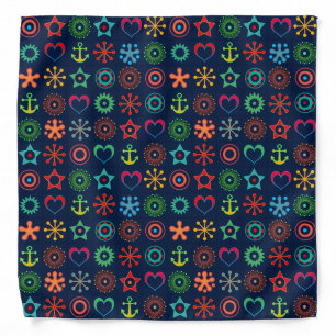 Abstract, funny, shapes bandana