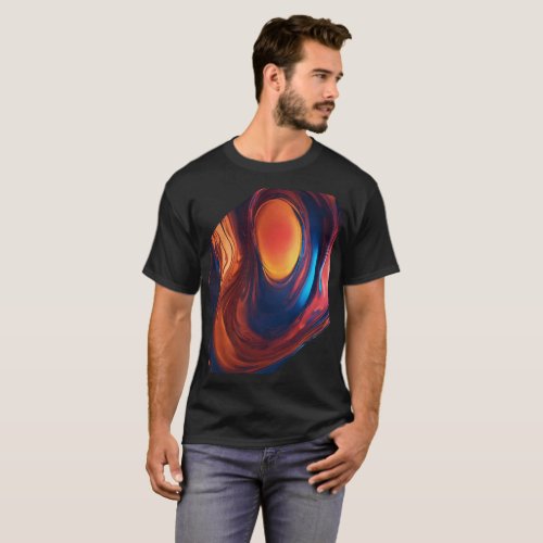 Abstract Fusion Unisex T_Shirt _ Modern Art