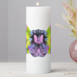 Abstract G133 Pillar Candle