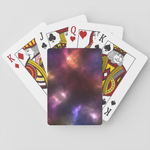 Abstract Galaxy Constellations Digital Art II Poker Cards